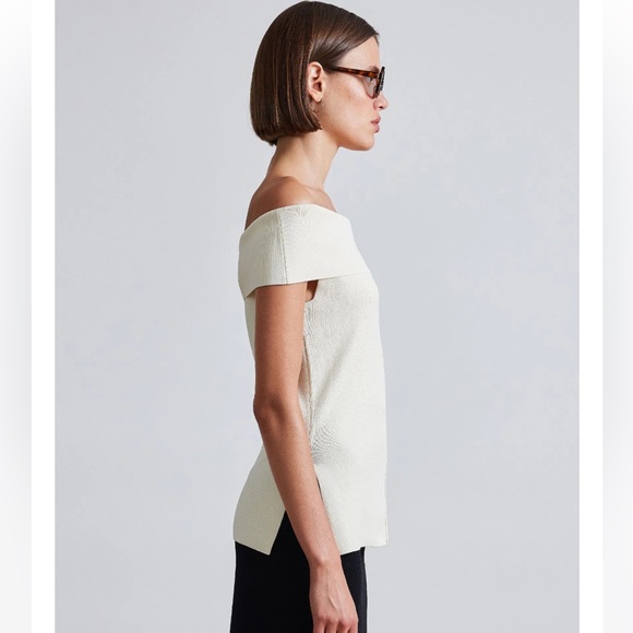 BROWN A Piece Apart Elena Strapless Top - Picture 4 of 6